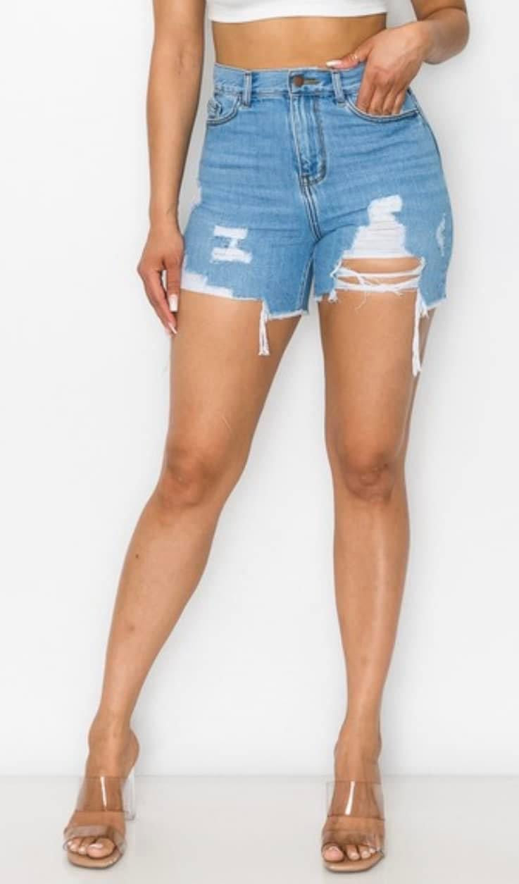 Distressed Shorts