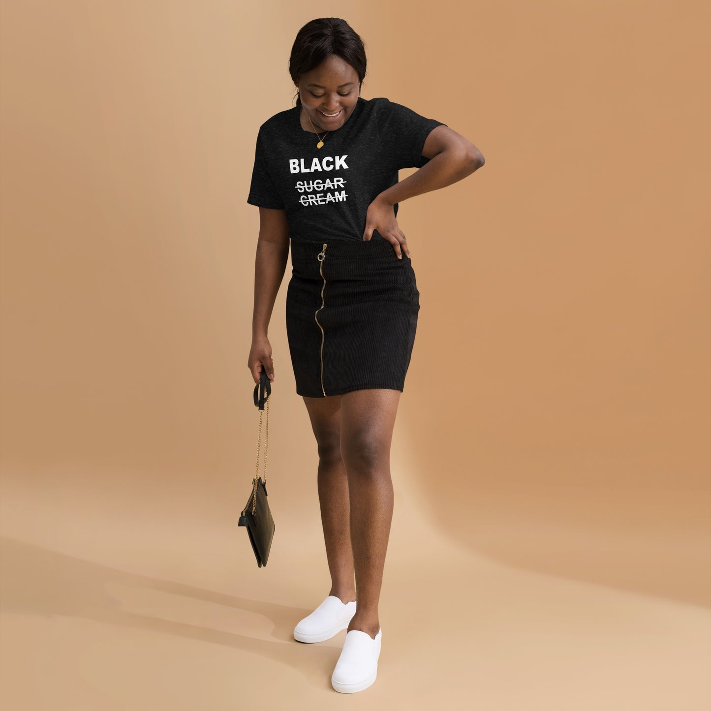 Black No Sugar No Cream t-shirt - Unisex